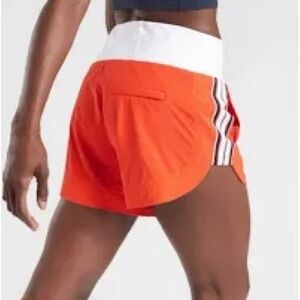 Athleta Athletic Shorts Womens Size 4 Back Zip Pocket Gym Running RN54023 EUC